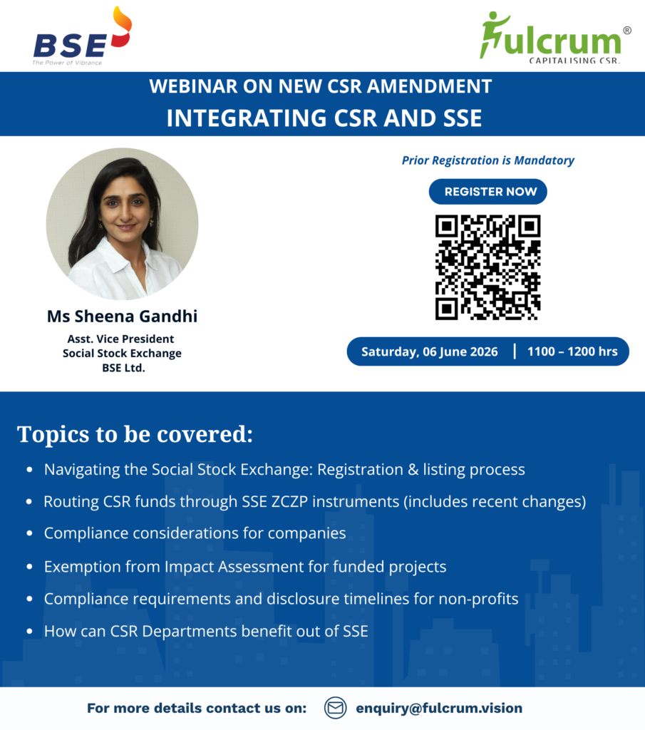 Integrating CSR and Social Stock Exchange